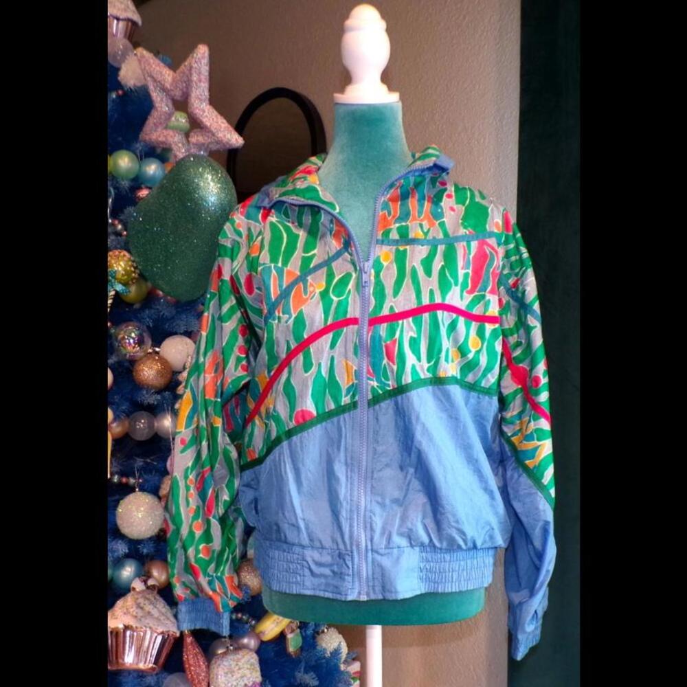 Vintage Retro London Fog Wind Breaker - Size Small